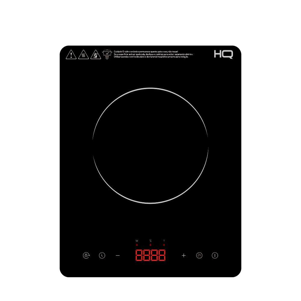 Cooktop de Indução HQ 1 Boca Portátil 1200W Preto HQ-IDS2001P 127V
 em Oferta na Shopee