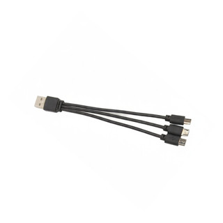Cabo de Carregamento 3 em 1 – USB para Micro USB, Multi-Entrada para Vários Dispositivos