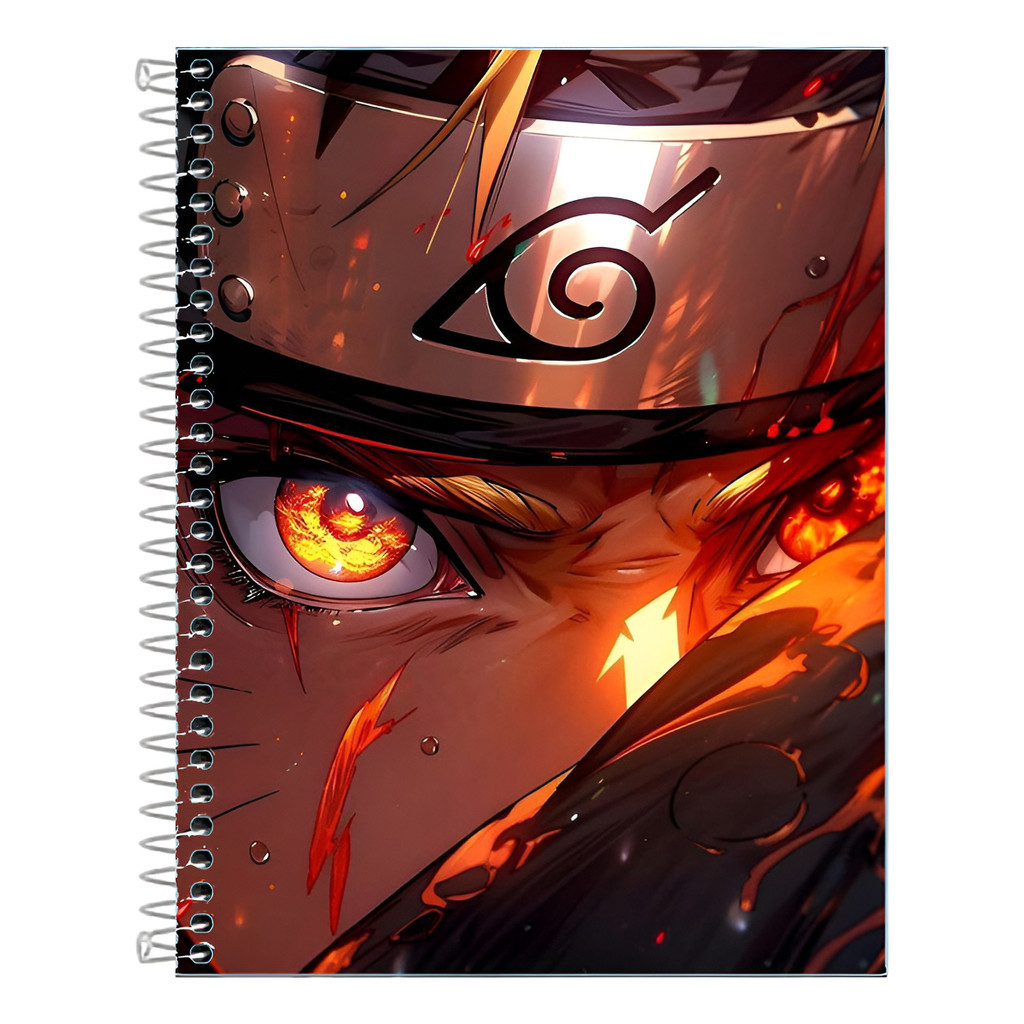 Caderno Escolar Naruto 1 Matéria Capa Dura em Oferta na Shopee