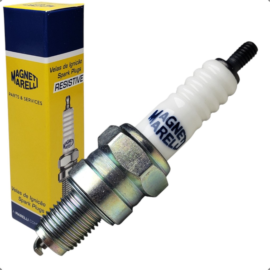 Vela de Ignição Magneti Marelli Pop 100 Dream Shineray Jet 50 Phoenix Ybr 125 Xtz 125 Neo 115