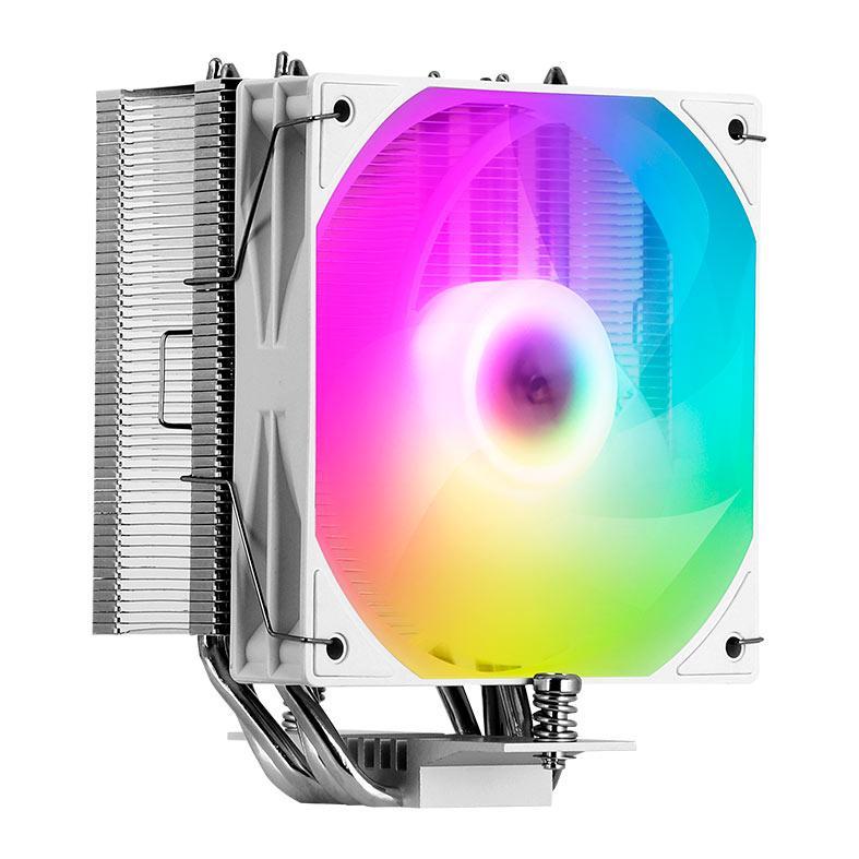 Cooler Para Processador Aigo Darkflash Ellsworth S31, ARGB, 120mm, Branco, DS-S3