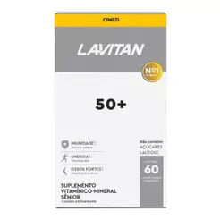 Lavitan 50+ Com 60 Comprimidos Suplemento Ferro Comprimidos