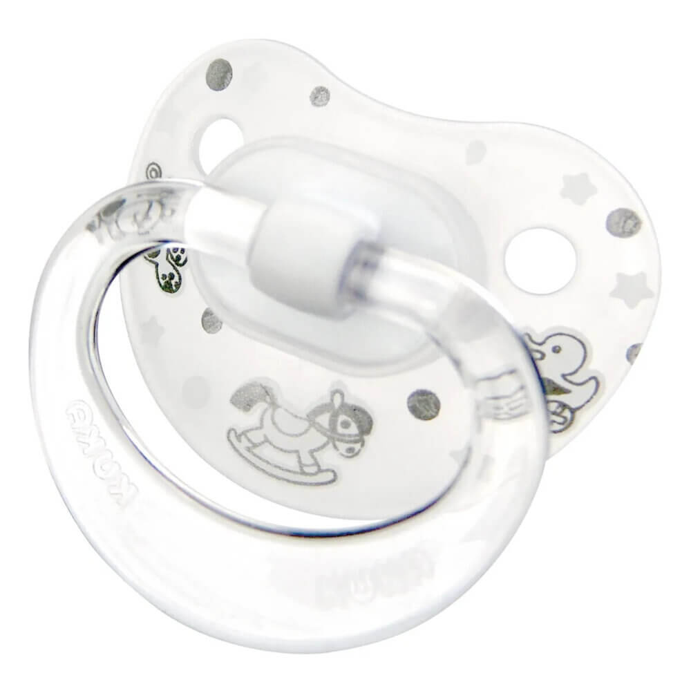 Chupeta Bebê Premium Ortodôntica N2 Kuka Branca em Oferta na Shopee