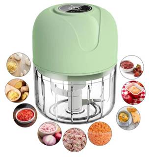Mini Processador Triturador Sem Fio Elétrico De Alimentos Para Legumes Alho Gengibre 250ML em Oferta na Shopee