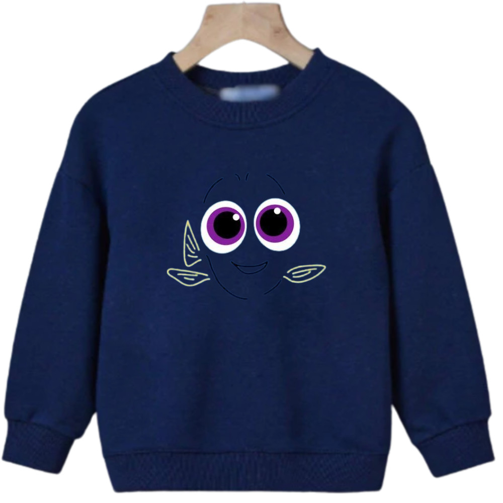 Moletom Gola Careca Estampa Desenho Dory Infantil Rita Modas