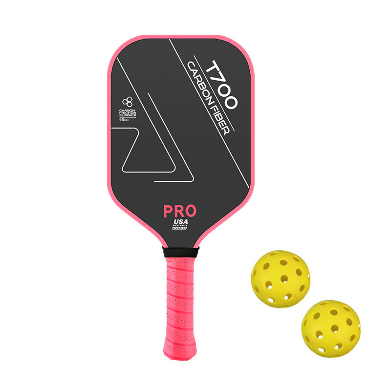 Raquete de Pickleball Pro Series - Fibra de Carbono T700 com Empunhadura Texturizada |   Raquete de Paddle Aprovada pela