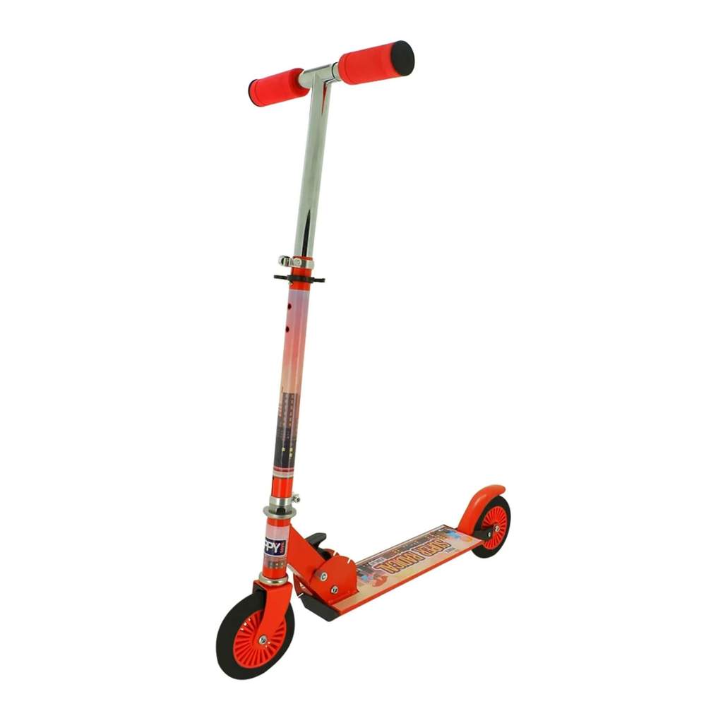 Patinete Infantil Dobrável Super Radical Vermelho Suporta até 50kg Zippy Toys - 8739