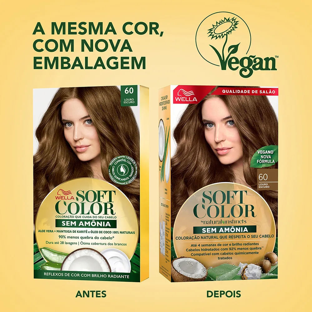 Detalhes do Tintura Soft Color Louro Escuro 60