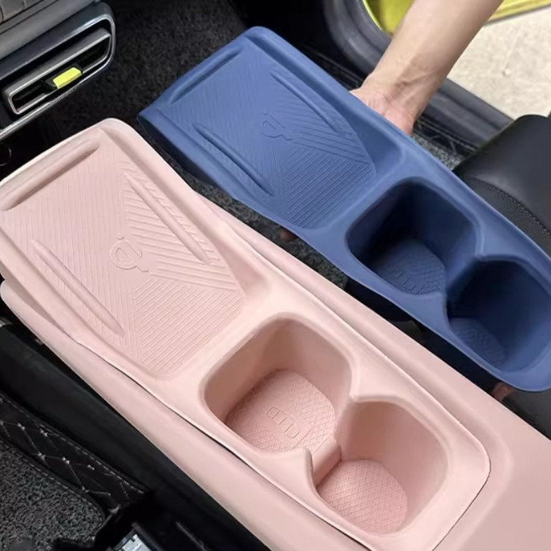 Almofada De Silicone De Carregamento Sem Fio Para BYD Dolphin Mini Controle Central Interior Do Carro Copo De Água Prod