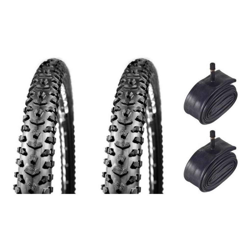 Par Pneu Bike Levorin Excess Aro 26x1.95+ 2 Camaras em Oferta na Shopee