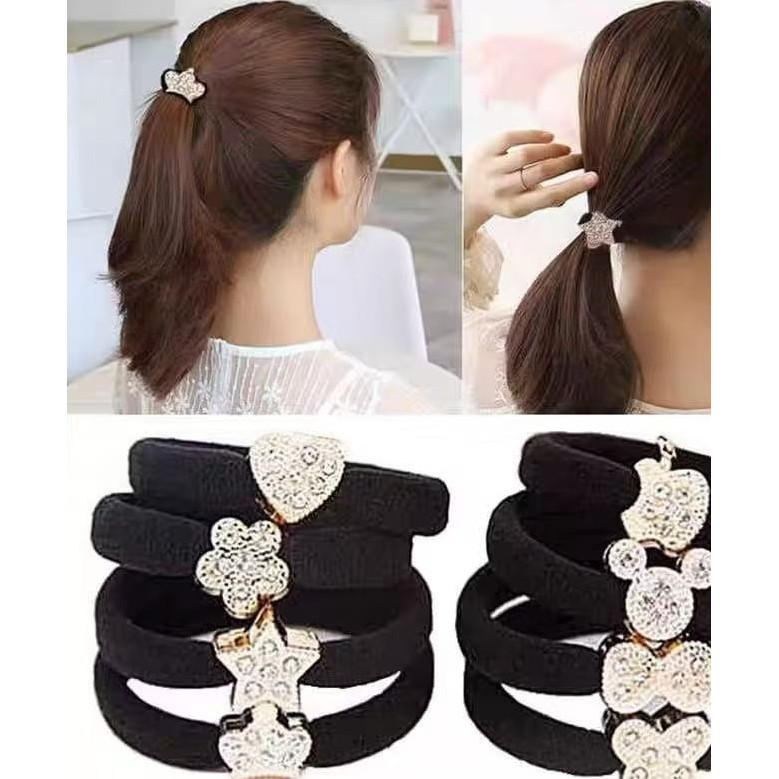 KiT 12/24/48 elástico de cabelo xuxinha de cabelo chuchinha de cabelo rabico cabelo buchinha de cabelo