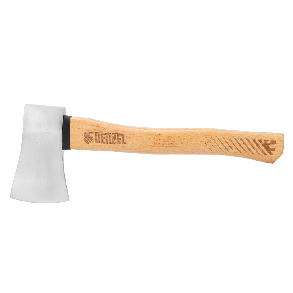 MACHADO ACO FORJADO, 680G, TIPO AMERICANO, CABO DE MADEIRA FAIA, 360MM // Denzel em Oferta na Shopee