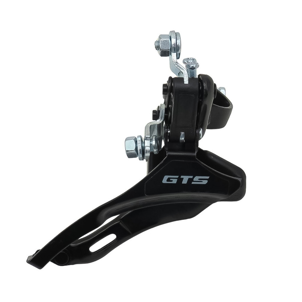 Câmbio Dianteiro GTS Bicicleta Dual Pull 31.8mm Over Reduzido Preto MTB em Oferta na Shopee