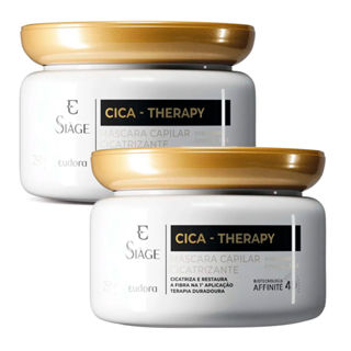 Kit 2 Máscara Capilar Siàge Cica Therapy 250g em Oferta na Shopee