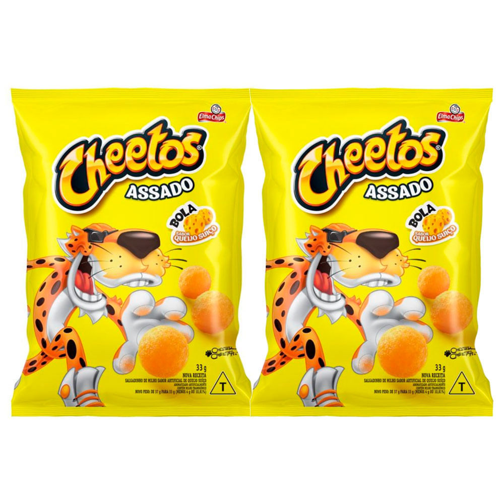 Kit 2 Cheetos Bola de Queijo Suiço 33g