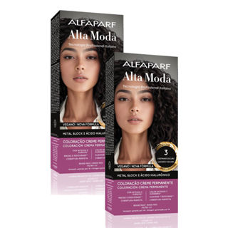 Kit 2 Tintura Creme Altamoda Alfaparf Caffe 3 Kit em Oferta na Shopee