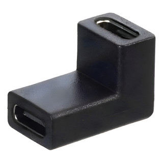 Adaptador Type C Fêmea/fêmea 90o Conector Emenda
