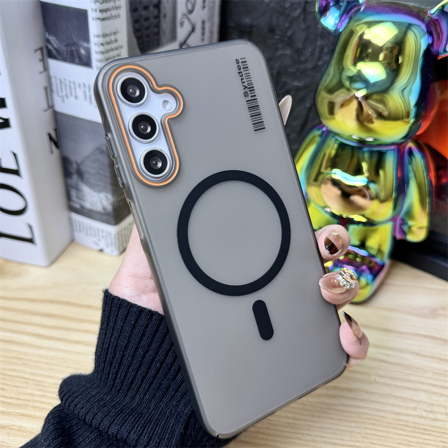 Capa Capinha Magnética Carregador Sem Fio Para Samsung A17 A07 A16 A26 A36 A56 A06 A15 A25 A35 A55 A05 A14 A24 A34 A54