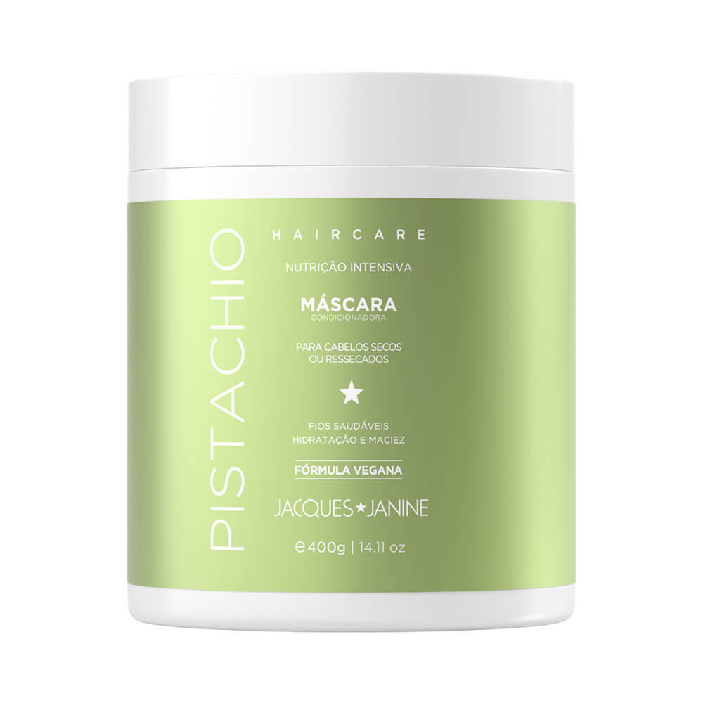 Máscara Capilar Jacques Janine Haircare Pistachio 400g em Oferta na Shopee