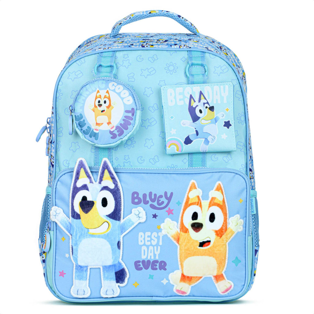 Mochila Escolar Xeryus 16 Bluey e Bingo 15552 Azul - Infantil