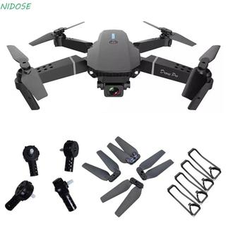 Lâmina De Hélice NIDOSE 4pcs , Motor De Drone RC Universal , Capa De Proteção Contra Colisão De Plástico Para E88 E88Pro