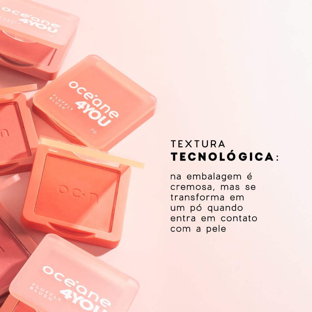 Detalhes do Kit Blush Cremoso Rosa + Iluminador Facial Rosado 4you (2 Produtos)