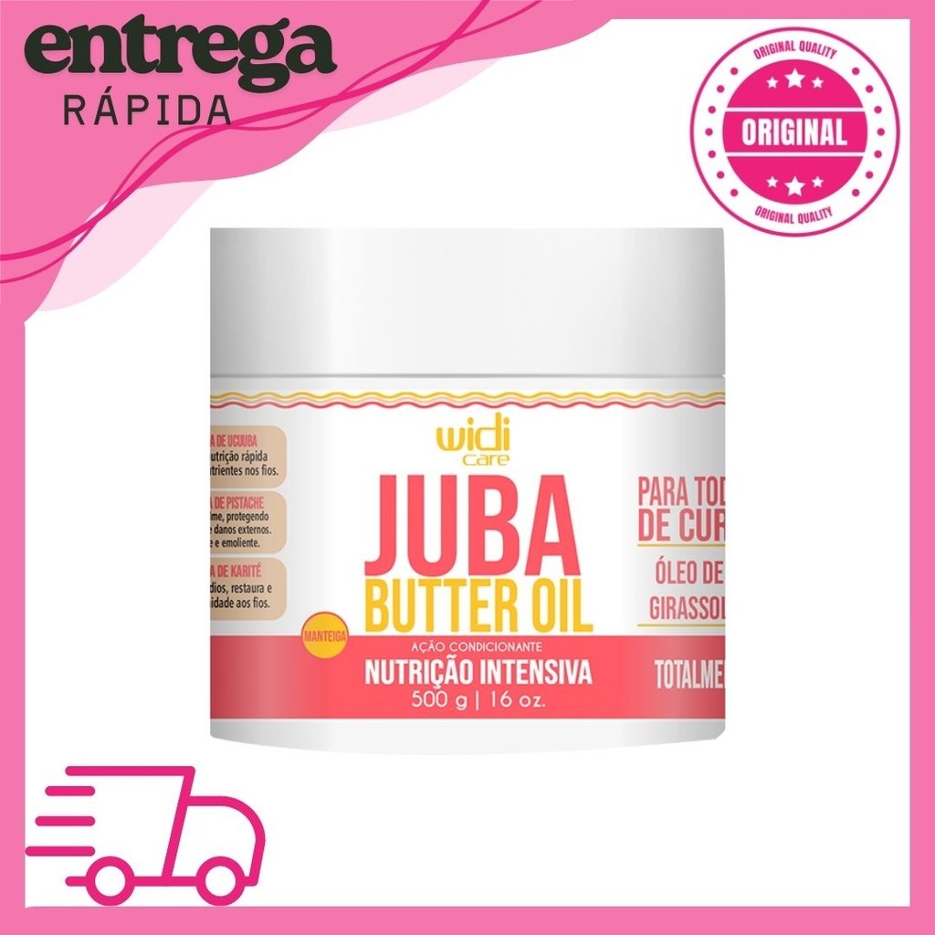 Mascara Juba Butter Oil Manteiga 500g - Widi Care em Oferta na Shopee