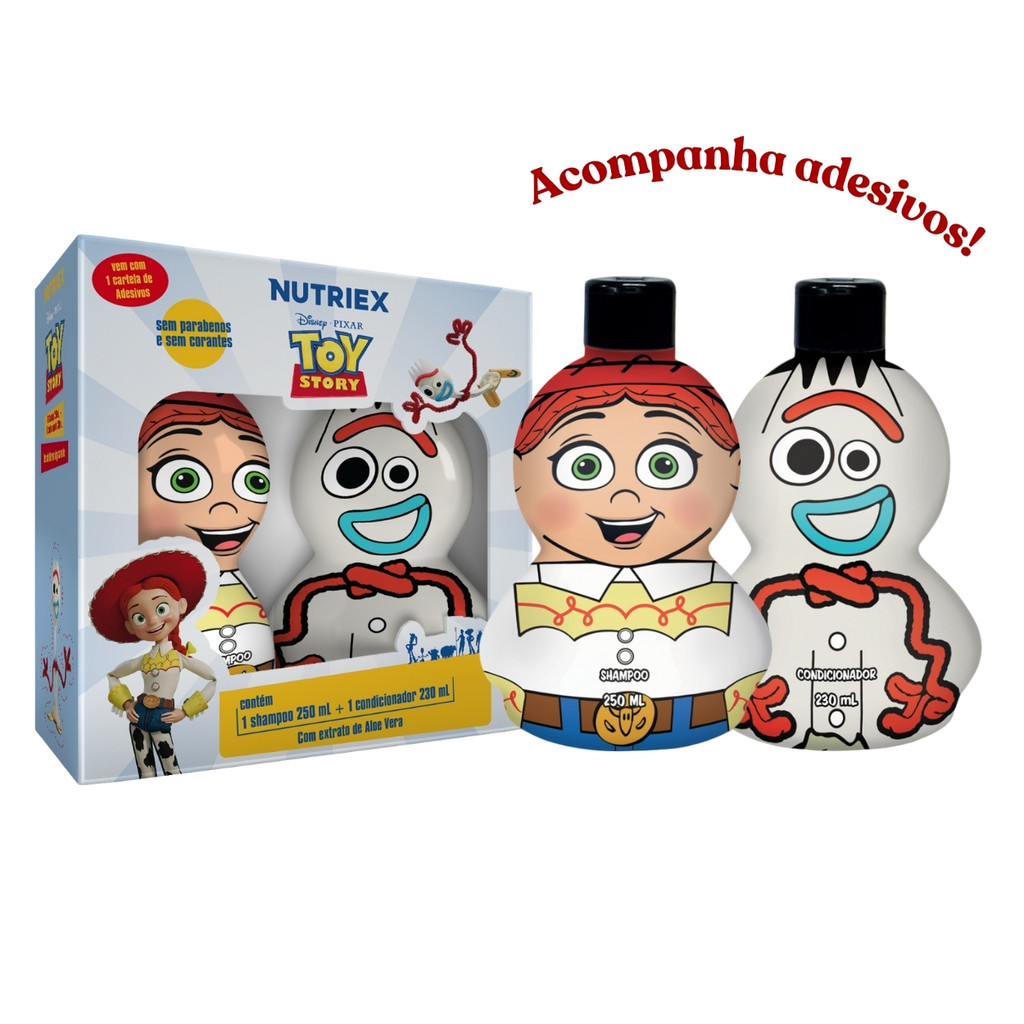 Kit Shampoo E Condicionador Infantil Toy Story Kids Nutriex em Oferta na Shopee