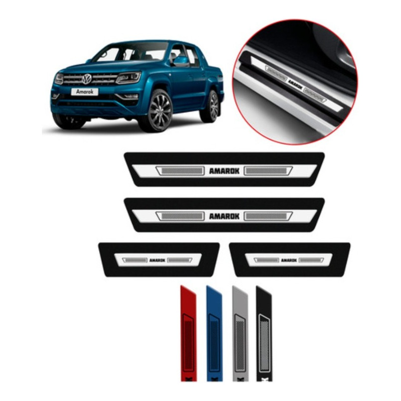 Soleira Pintada Cor Azul Ravenna Volkswagen Amarok