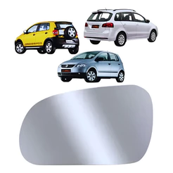 Lente Retrovisor GOL FOX CROSSFOX SPACEFOX 2003 a 2010 SEM BASE