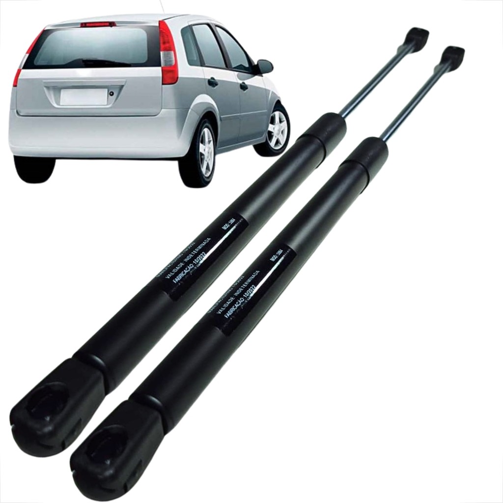 PAR SUPORTE AMORTECEDOR PORTA MALA TAMPA TRASEIRA FIESTA HATCH A PARTIR DE 2002 MOD5871