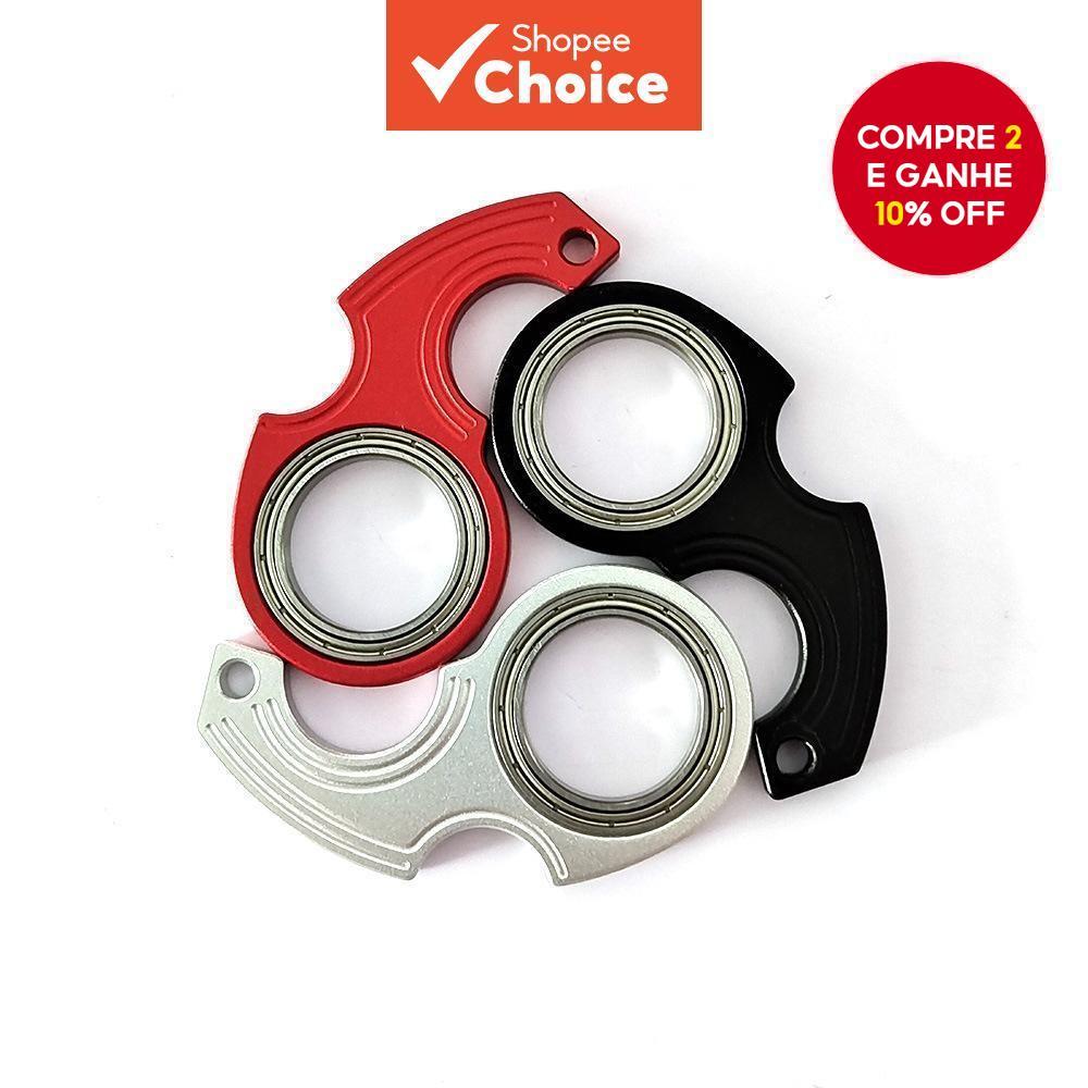 Chaveiro Multifuncional Fidget Spin – Brinquedo 3 Em 1 Para Alívio Do Estresse Com Abridor De Garrafas