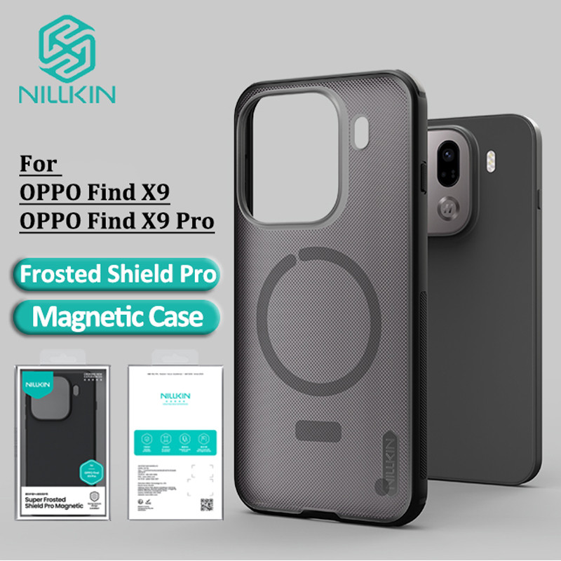 Capa De Telefone Magnética Nillkin Para OPPO Find X9 Pro/X9 Slim Fosco À Prova De Choque Antiarranhões em Oferta na Shopee