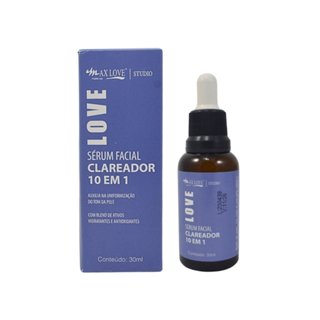 Sérum Facial Vegano Clareador 10 em 1 Max Love em Oferta na Shopee