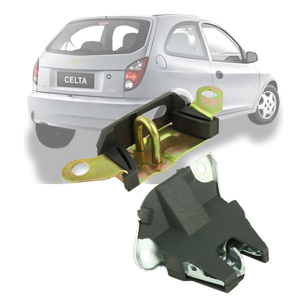 Tranca Com Batente Porta Malas Celta 2007 2008 2009 2011 em Oferta na Shopee