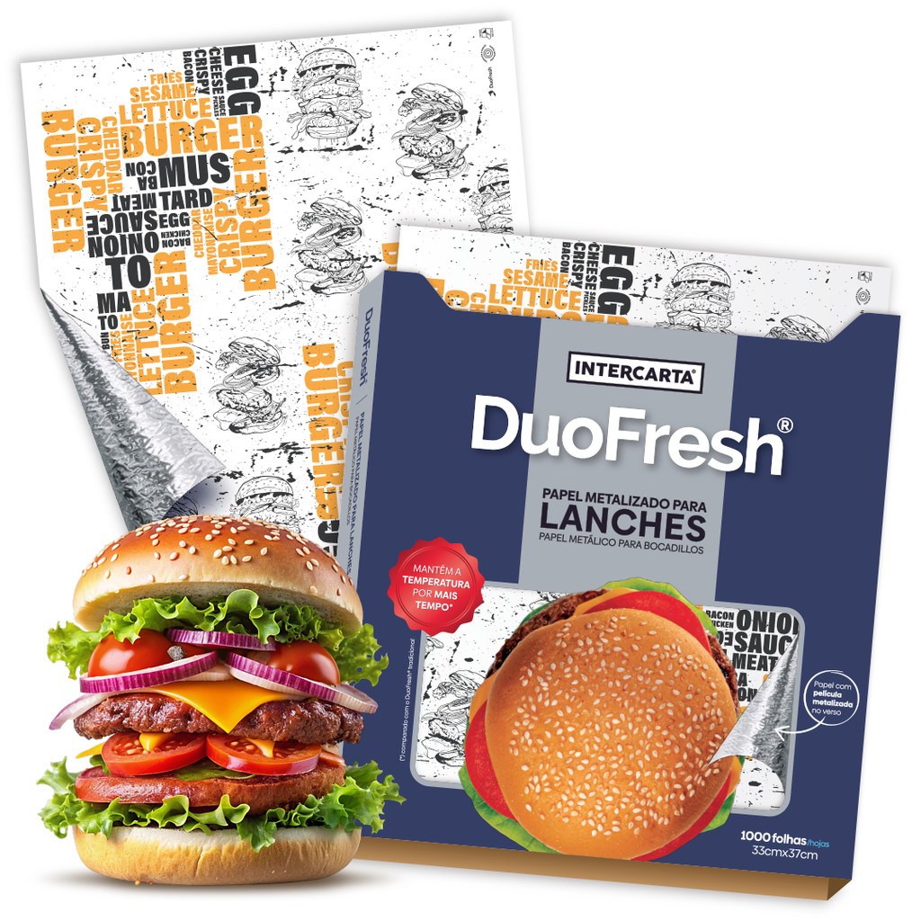Papel Acoplado DuoFresh Térmico STREET 33x37cm com 1000 UN em Oferta na Shopee