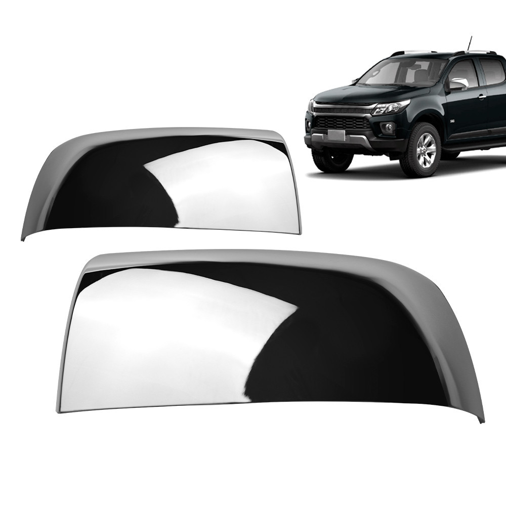 Capa Retrovisor S10 2012 2013 2014 2015 2016 2017 2018 2019 2020 2021 2022 2023 Cromada em Oferta na Shopee