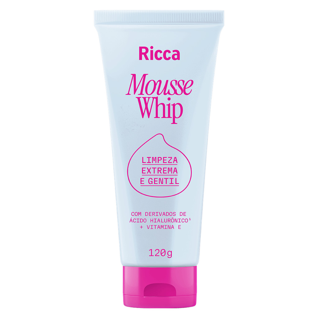 Ricca Mousse Whip Sabonete Espumado Facial 120g Ref 3830