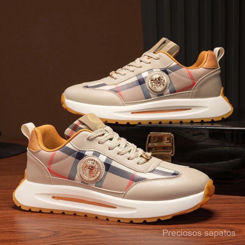 2025 novos tênis masculinos, tênis de corrida, tênis de jogging, tênis casuais Estilo Clássico Confortável Boost Nova Ch