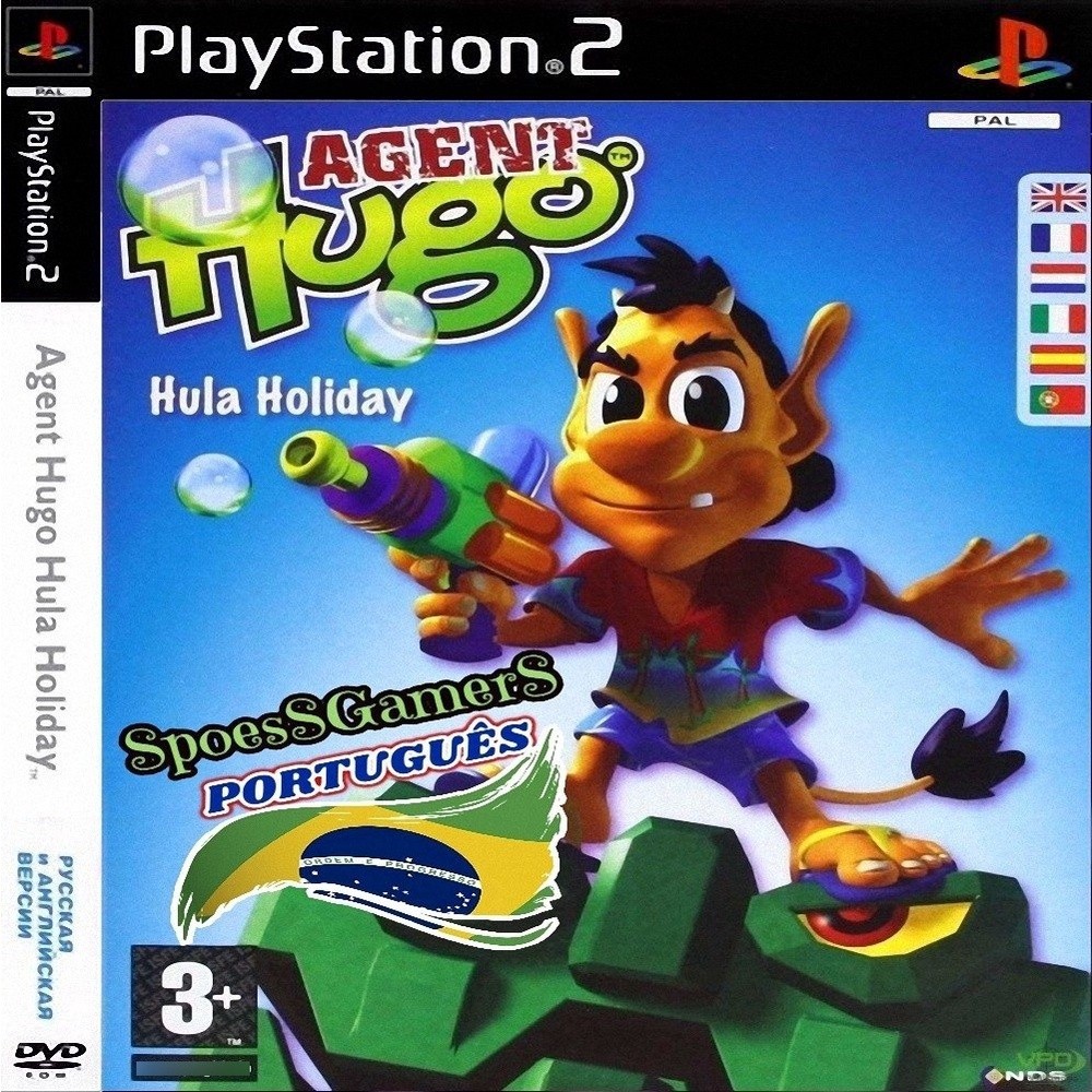 Jogo Ps 2 Agent Hugo Hula Holiday Ps2 Português  Infantil