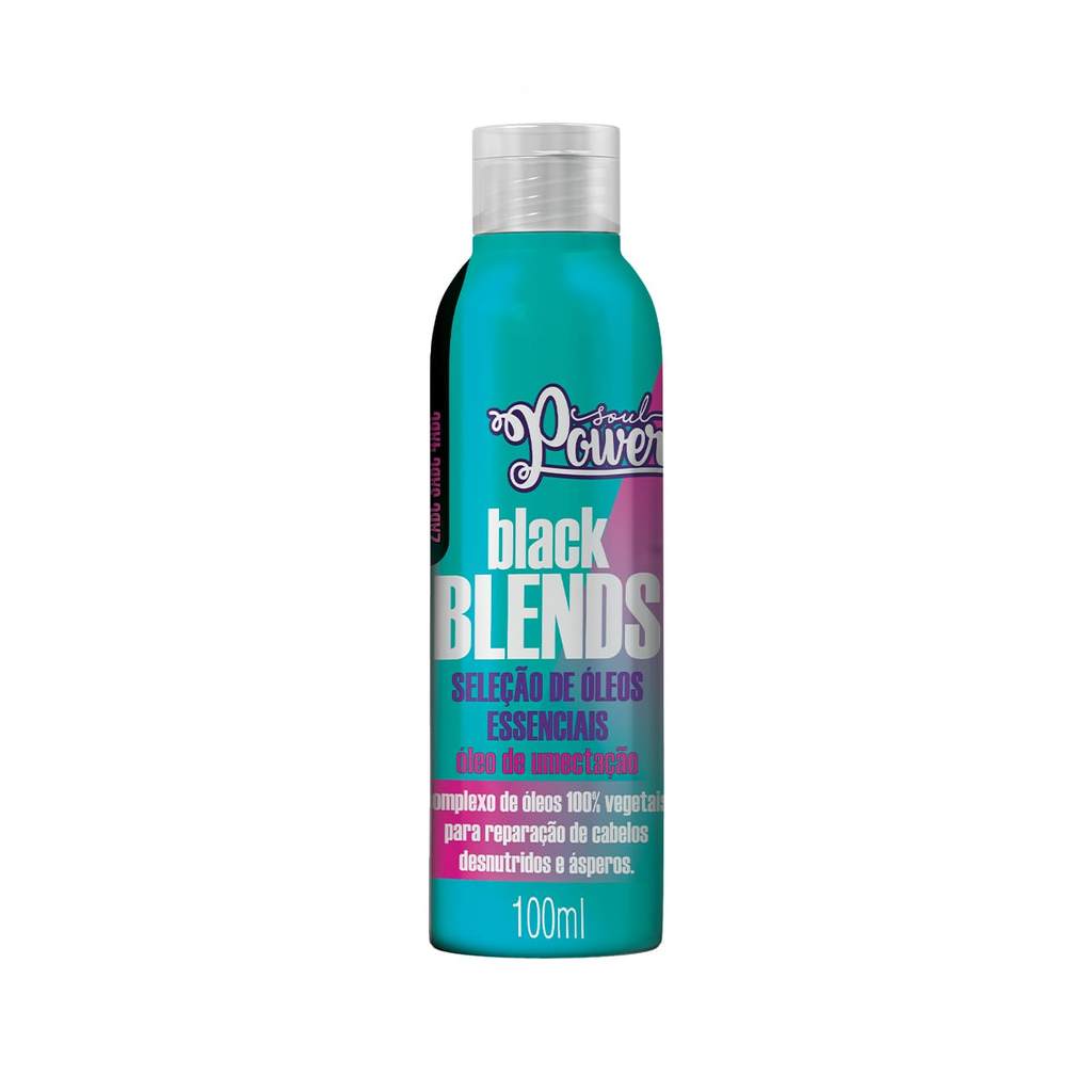 Imagem Óleo de Umectação Black Blends Soul Power - Nutre e Repara - 100ml