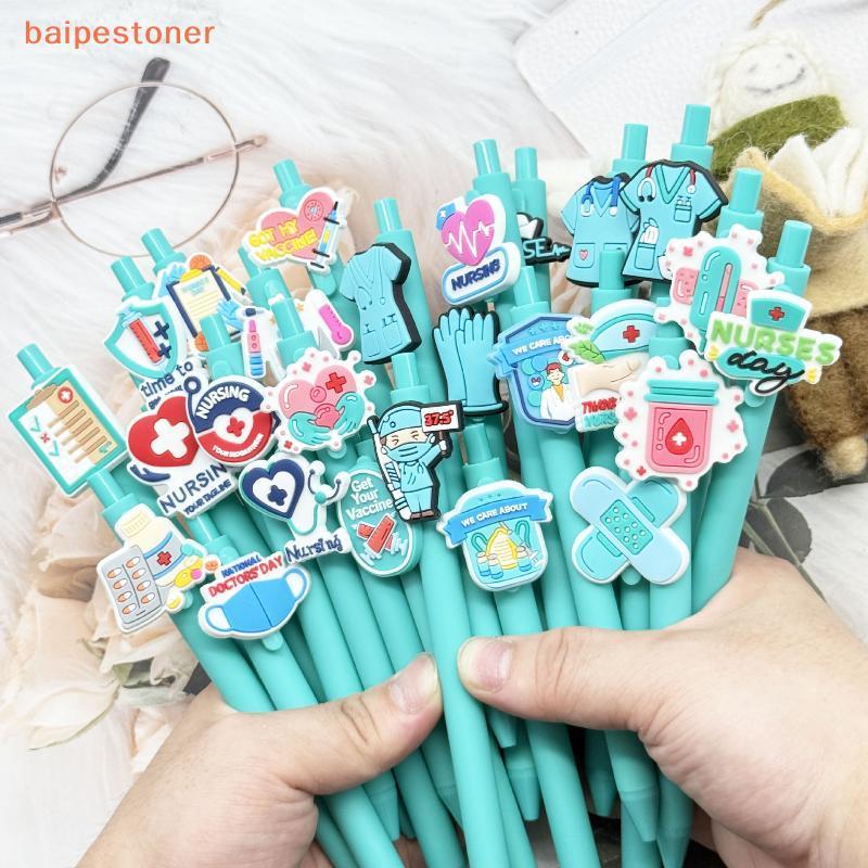 Detalhes do [baipestoner] 6/10 Unidades Canetas De Registro Médico Enfermeira Escrita Gel Presente Do Dia Das Enfermeiras Estudante