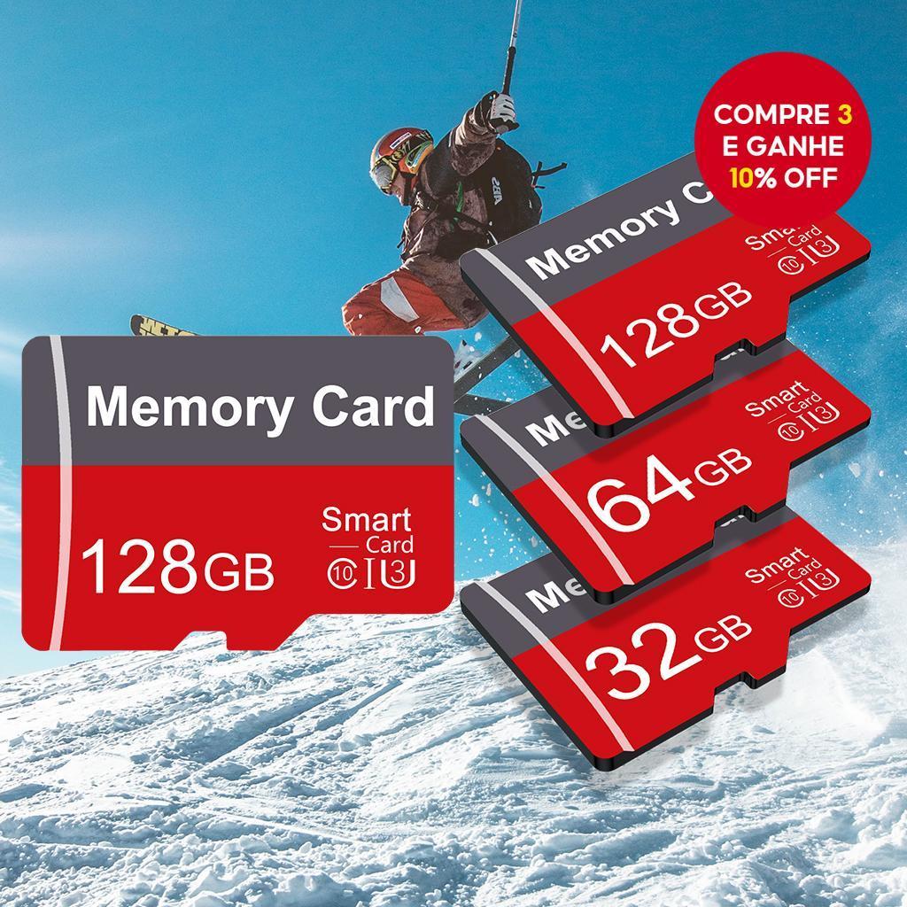 Cartão Micro Sd De 128gb, 64gb, 32gb, 16gb, 8gb, Classe 10, Alta Velocidade Para Computador, Câmera E celular