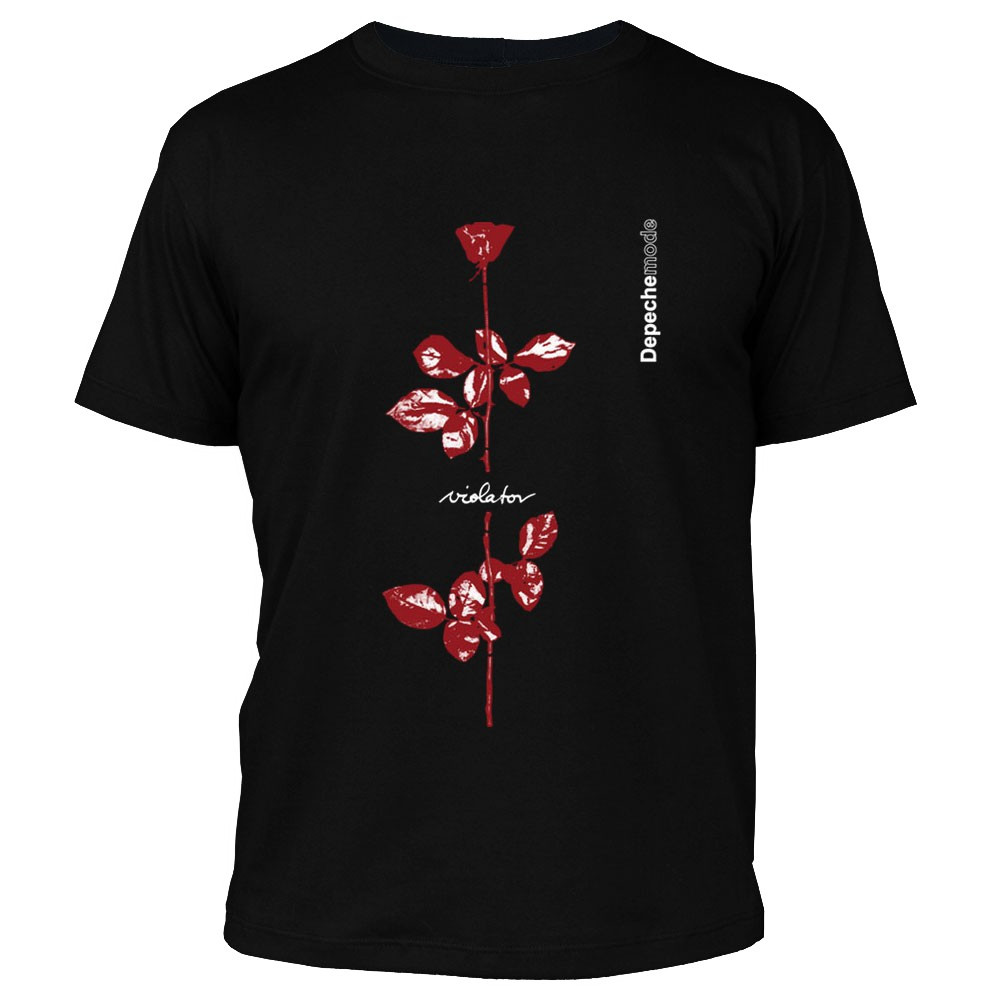 [Camiseta Premium em Algodão Puro]GXG Camiseta 100% algodão Dasantigas com estampa Depeche Mode - Violator em serigrafia