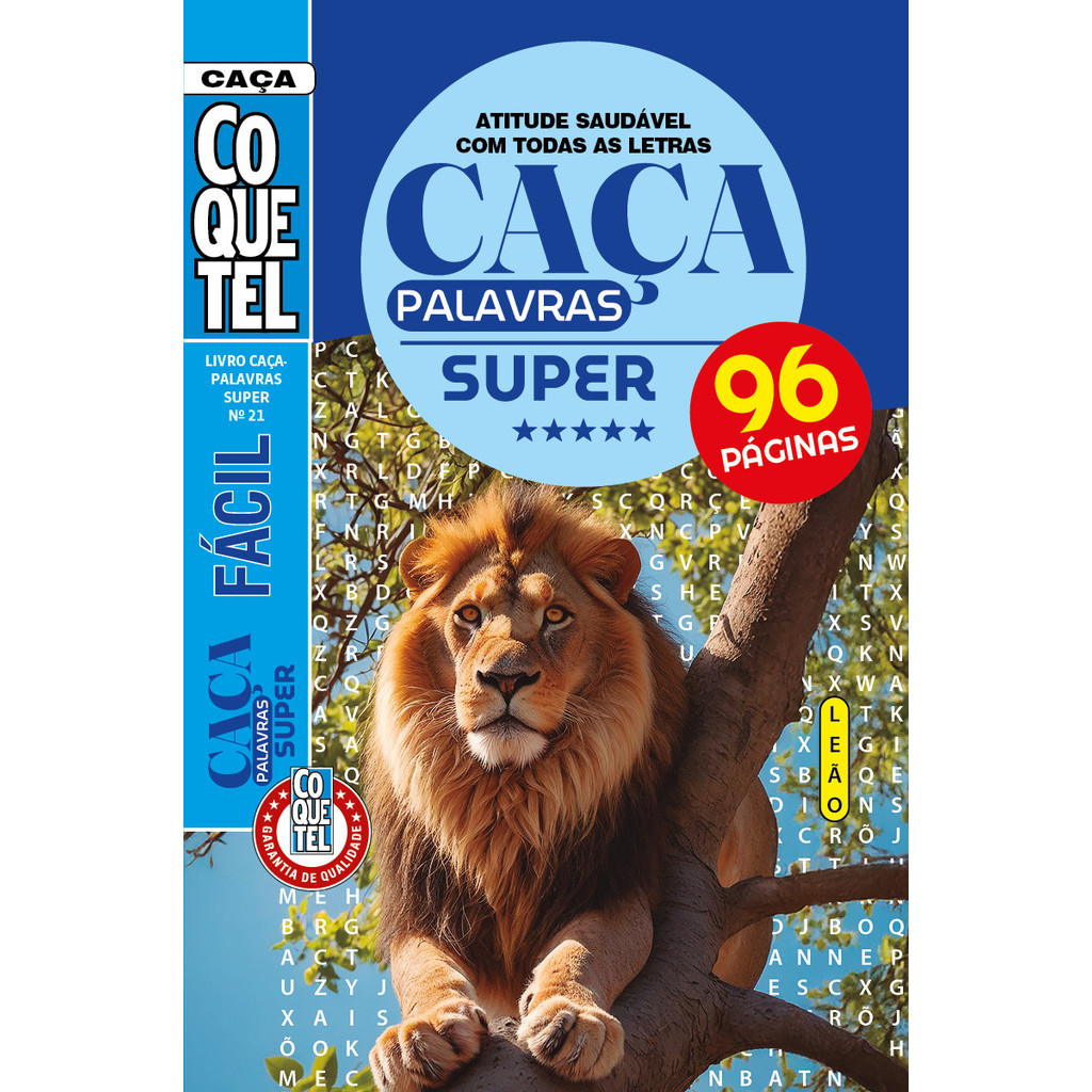 Livro Coquetel Caça-Palavras Super 21 em Oferta na Shopee