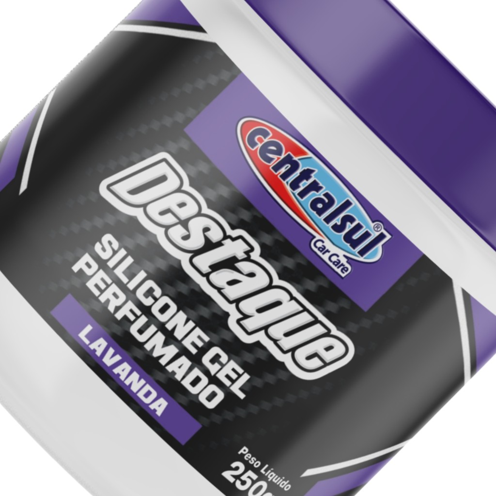 DESTAQUE SILICONE GEL LAVANDA CENTRALSUL 250G