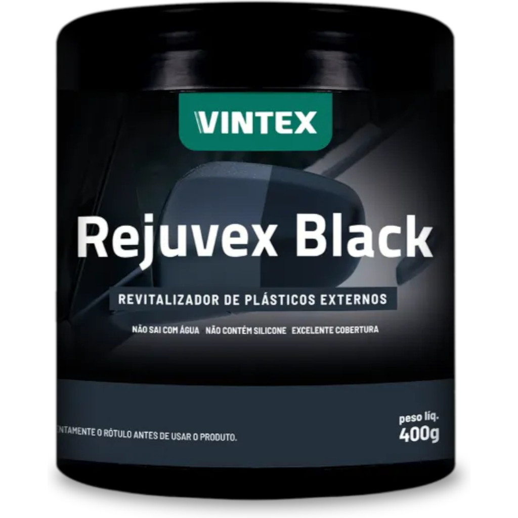 Restaurador Automotivo Rejuvex Black 400ml Vonixx