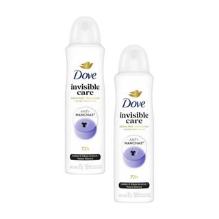 Kit 2 Desodorantes Dove Antitranspirante Aerossol Invisible Care 150ml em Oferta na Shopee