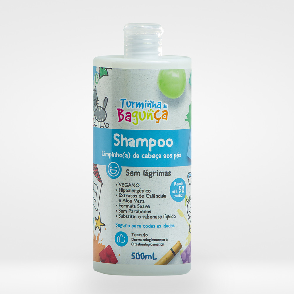 Shampoo/Sabonete Liquido Infantil da Cabeça aos Pés TURMINHA DA BAGUNÇA 500 ML