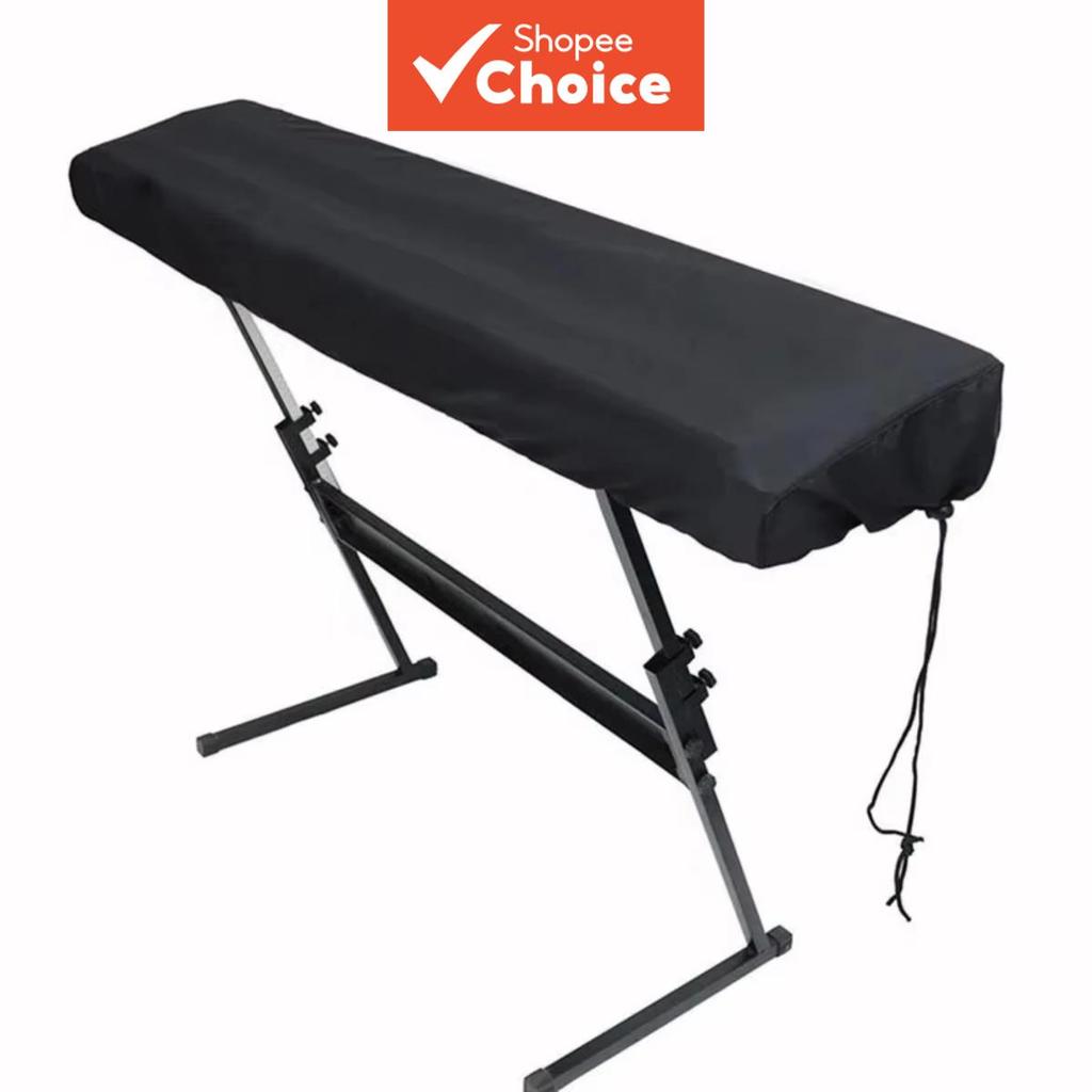 Miwayer 61/88 Keys Piano Keyboard Dust Cover - Capa de lona respirável ajustável para pianos